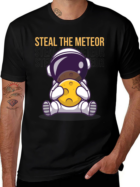 Steal the Meteor Astronaut Graphic T-Shirt