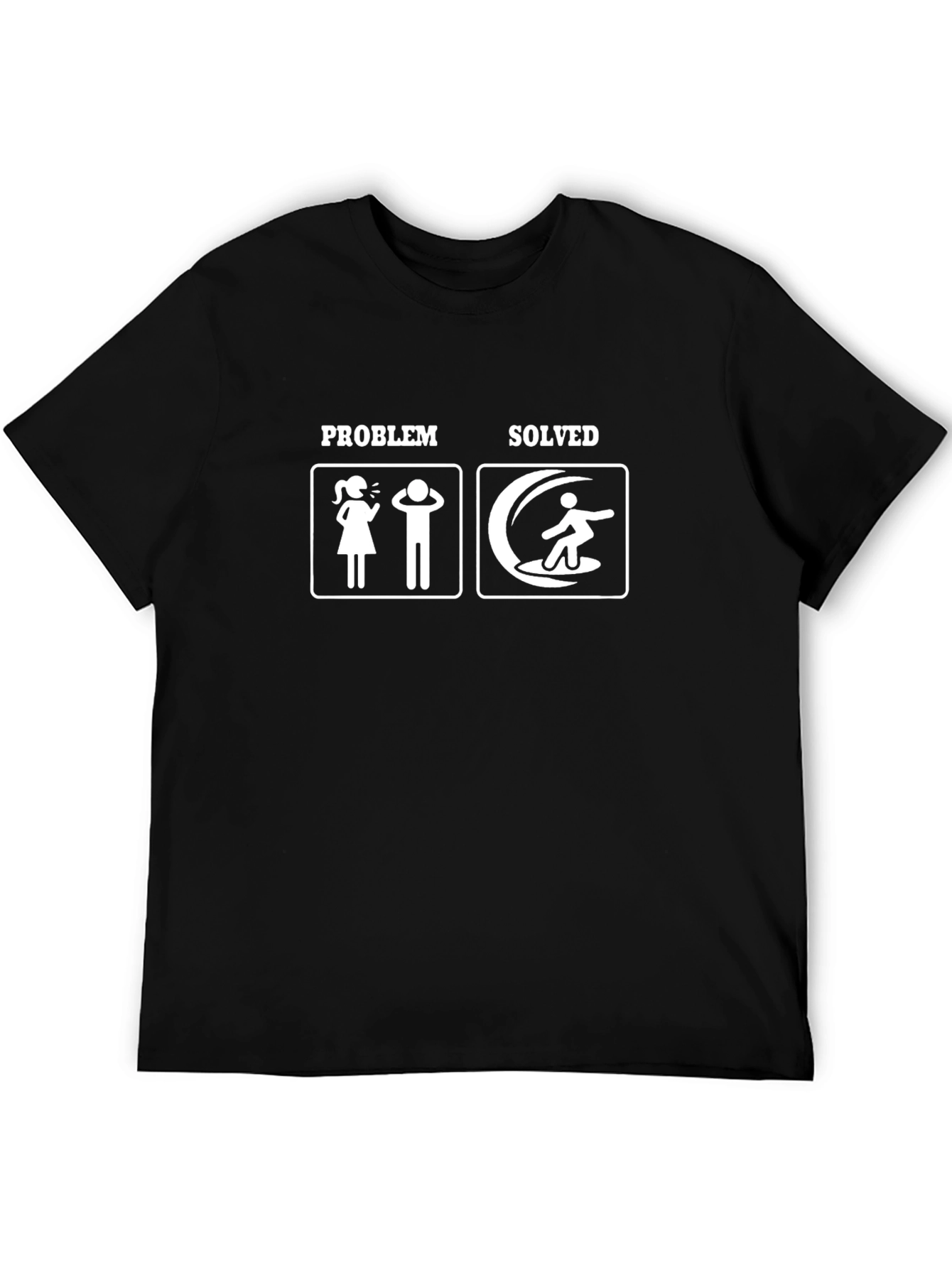 Problem Solved Surfing Graphic Tee