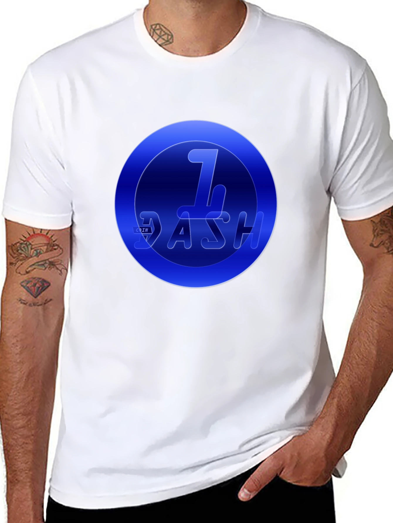 1 Dash Coin Graphic Tee
