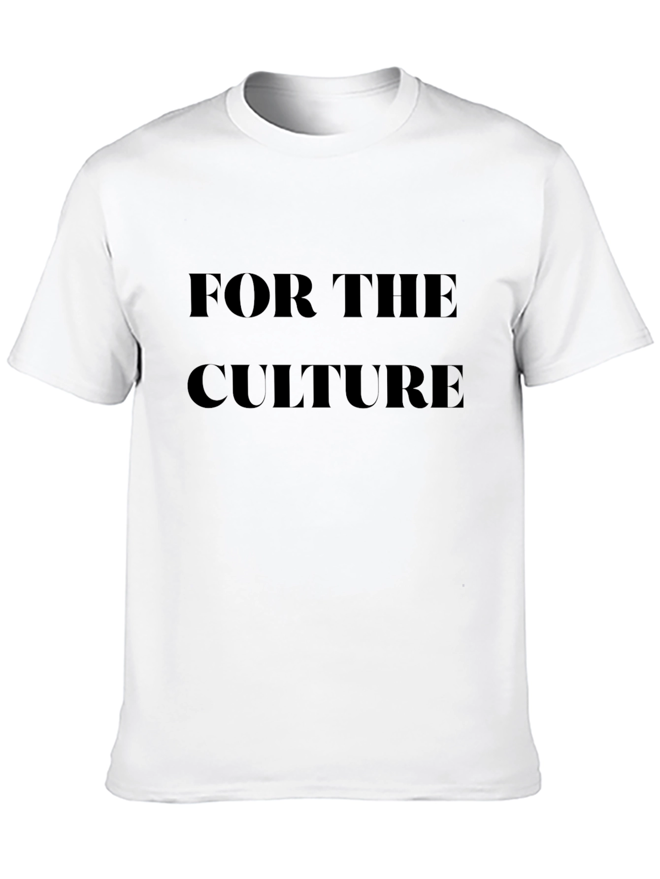 For the Culture Black T-Shirt