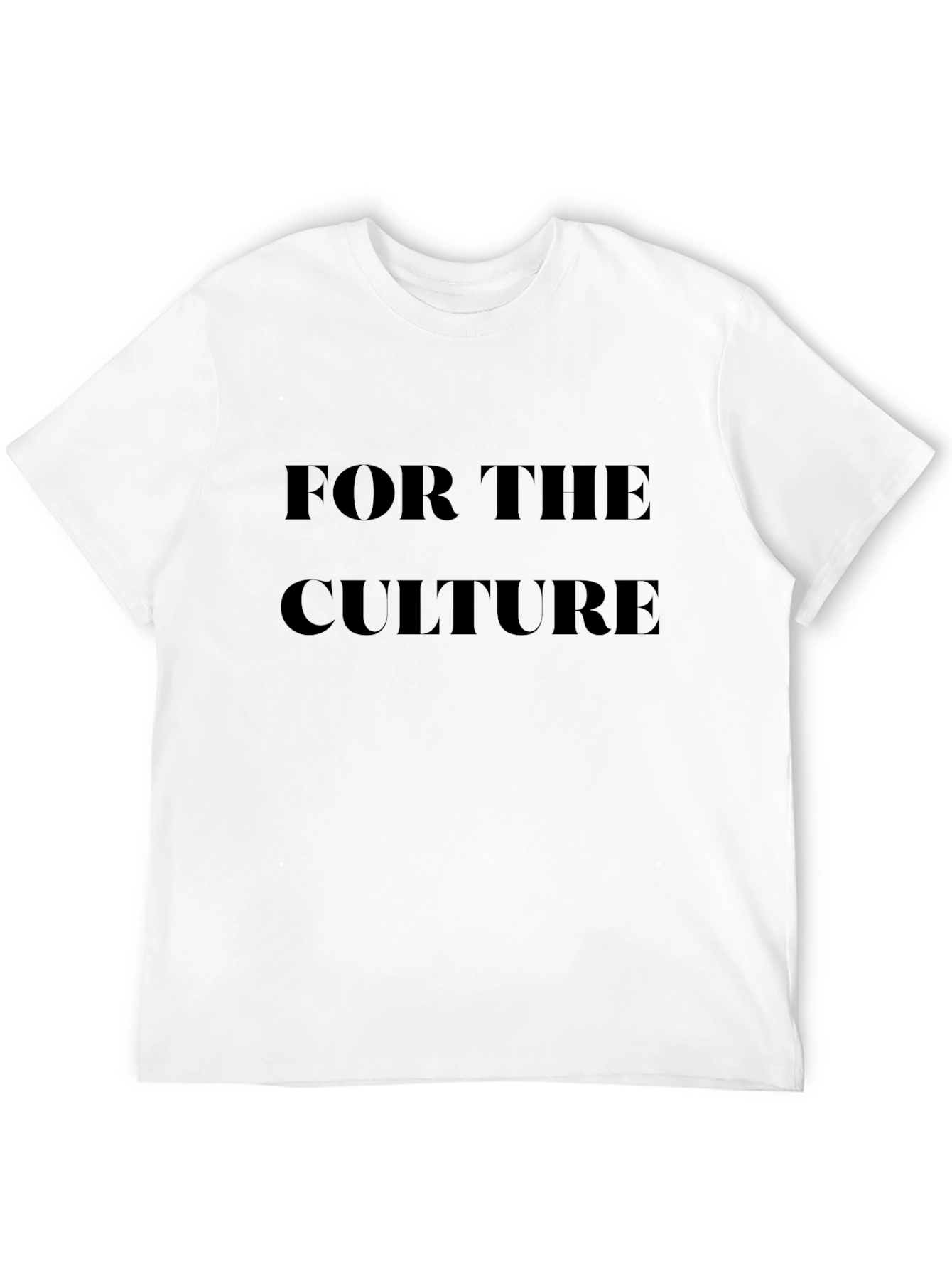 For the Culture Black T-Shirt