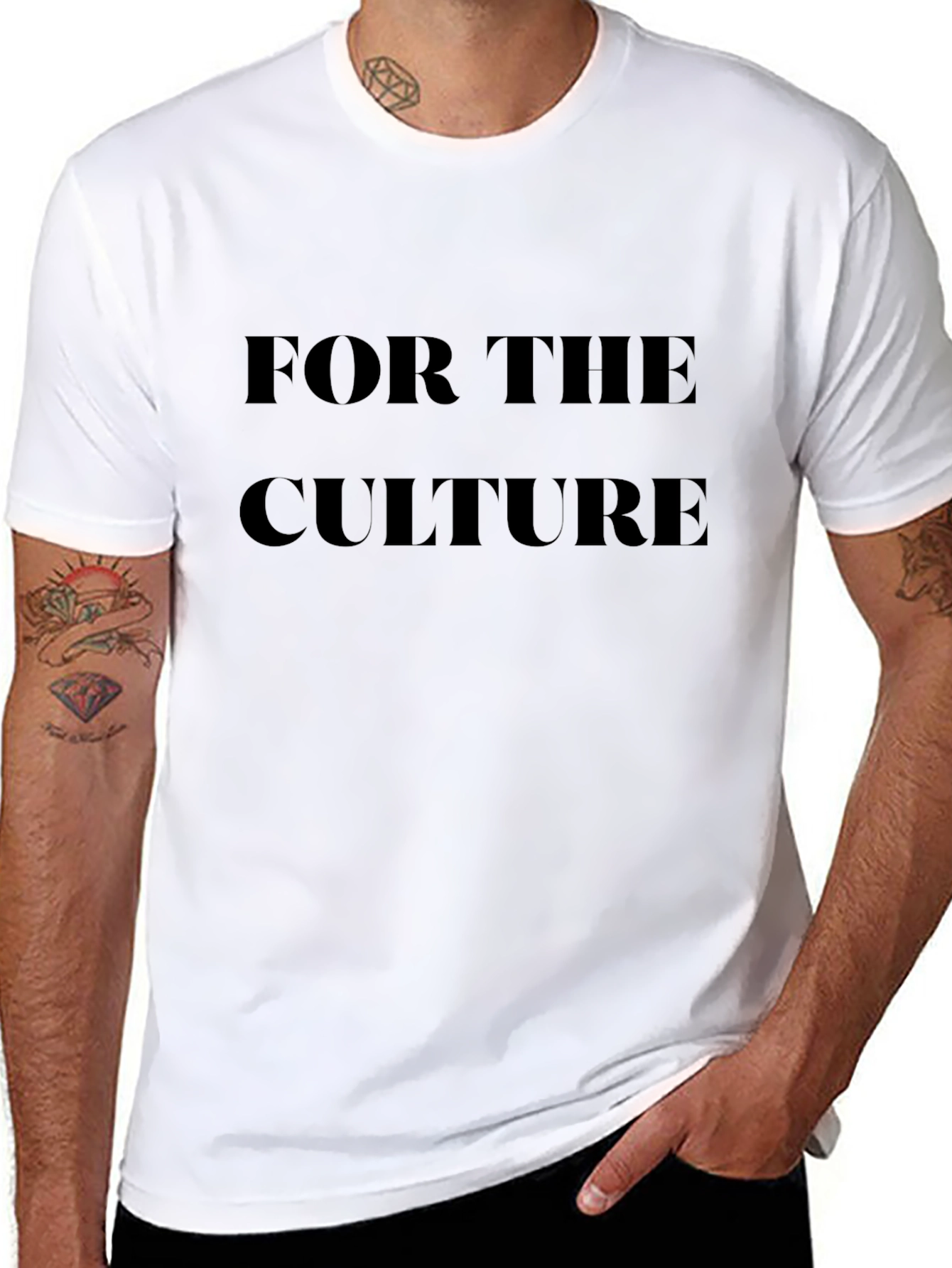 For the Culture Black T-Shirt