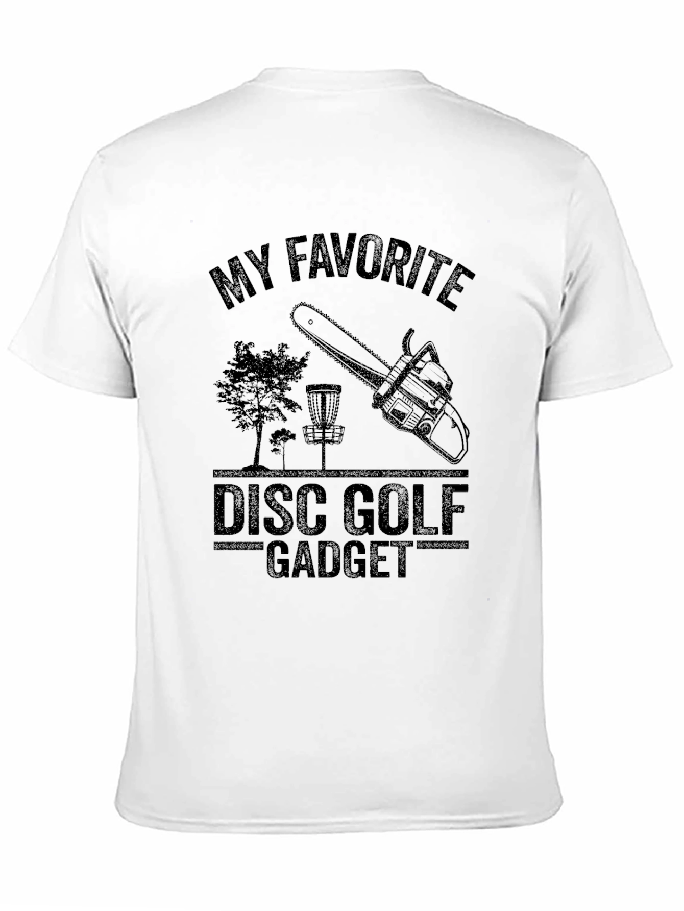 My Favorite Disc Golf Gadget Black T-Shirt