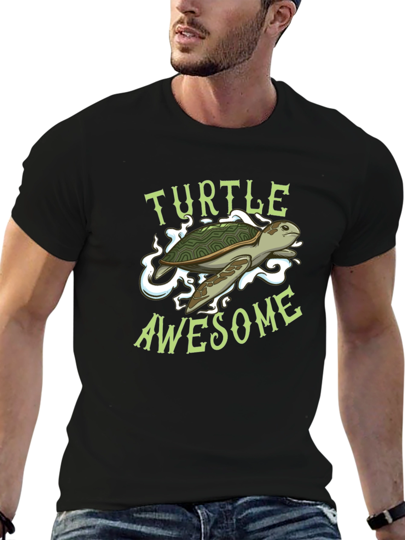 Turtle Awesome Graphic T-Shirt
