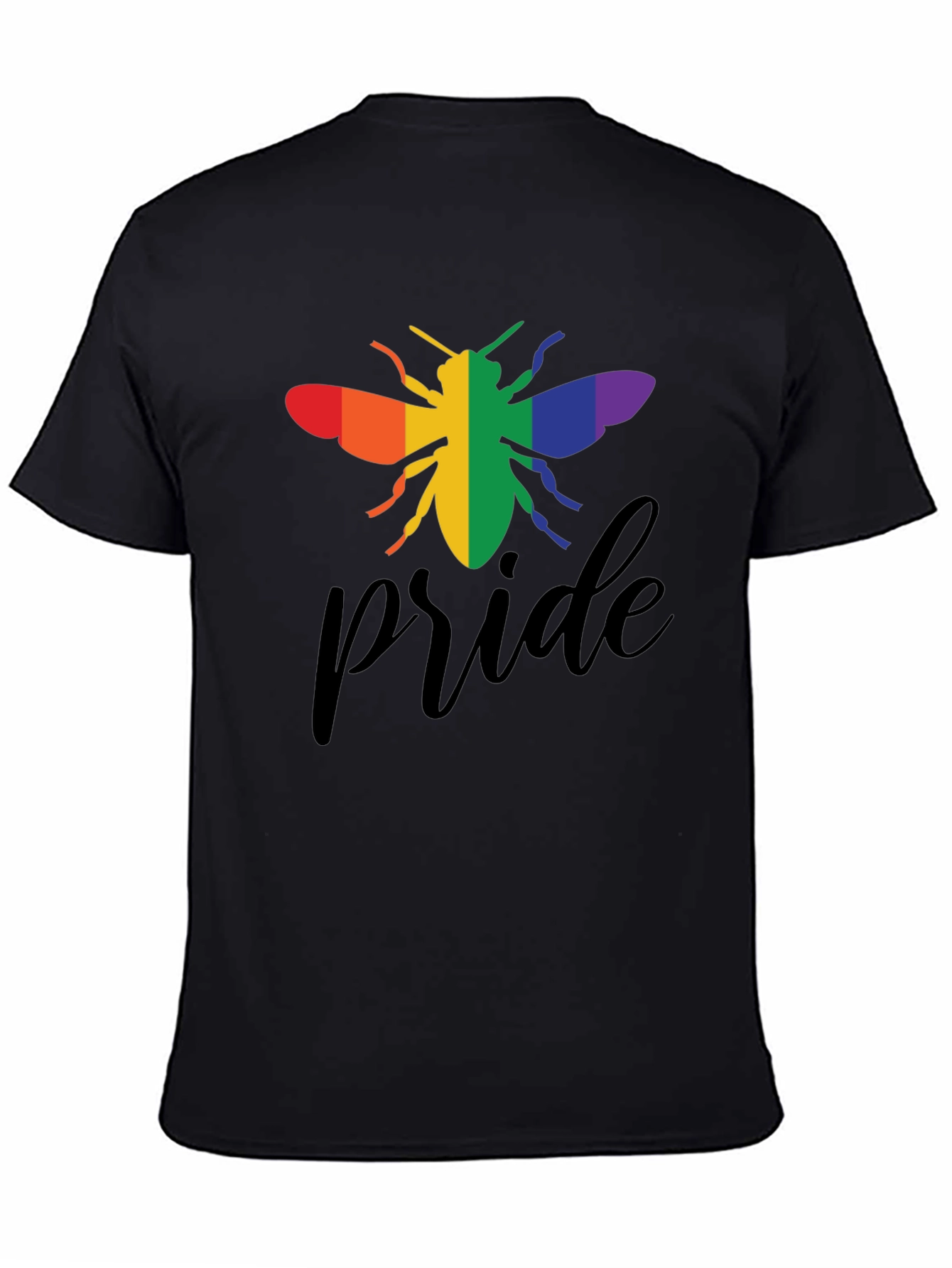 Pride Bee Graphic Tee - Black