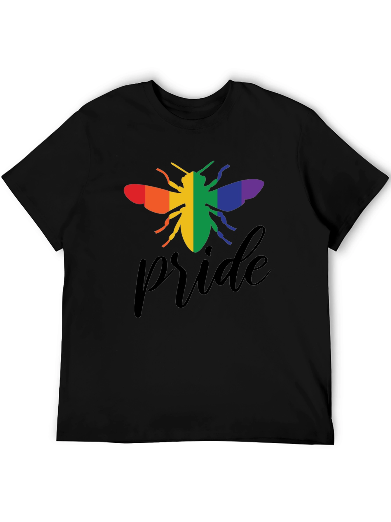 Pride Bee Graphic Tee - Black