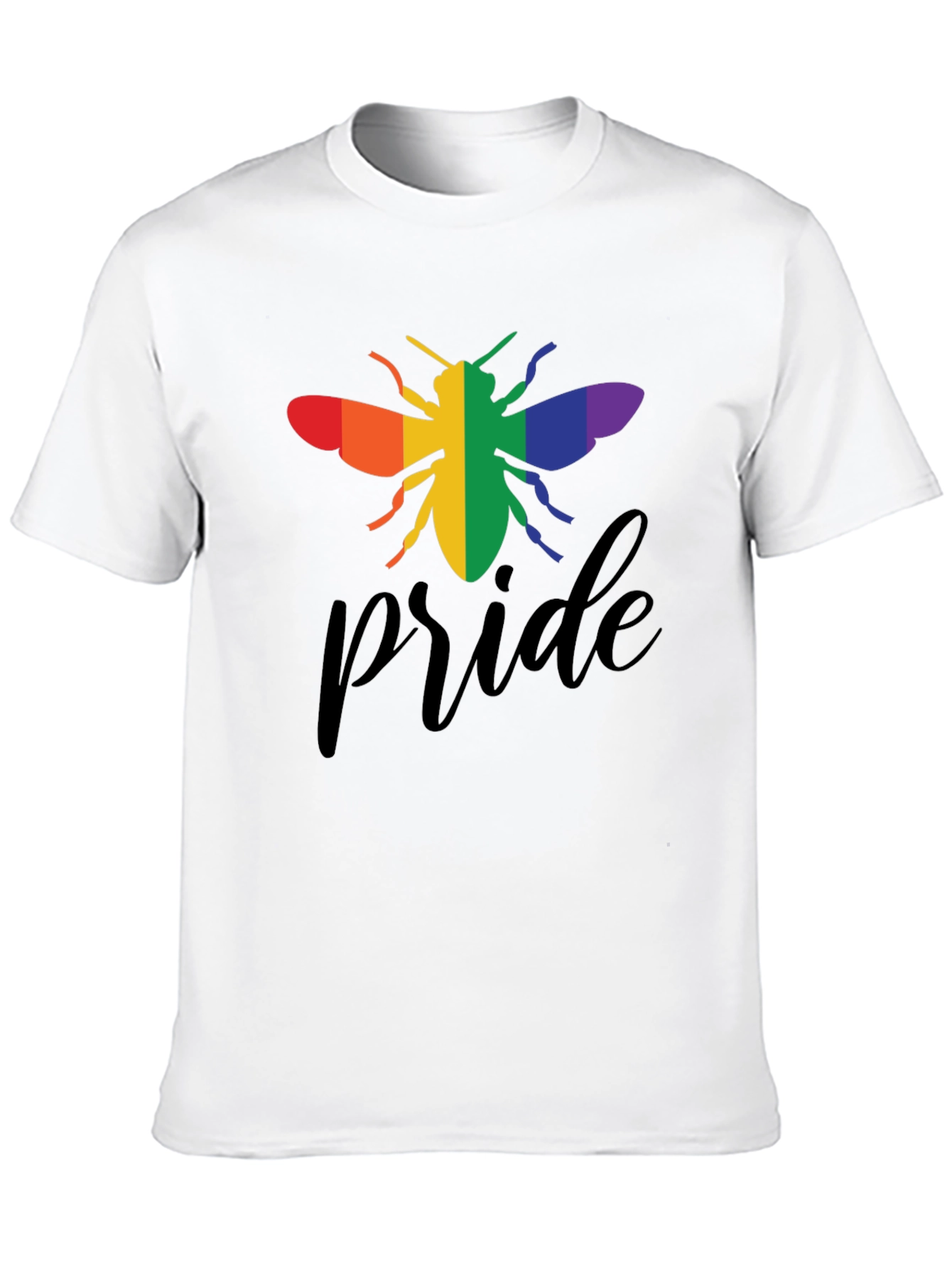 Pride Bee Graphic Tee - Black