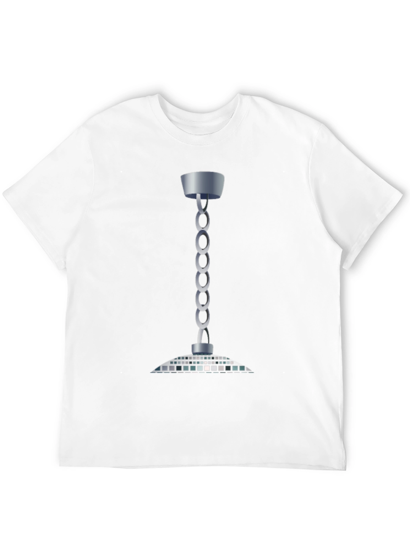 Disco Ball Chain T-Shirt - Retro Party Style