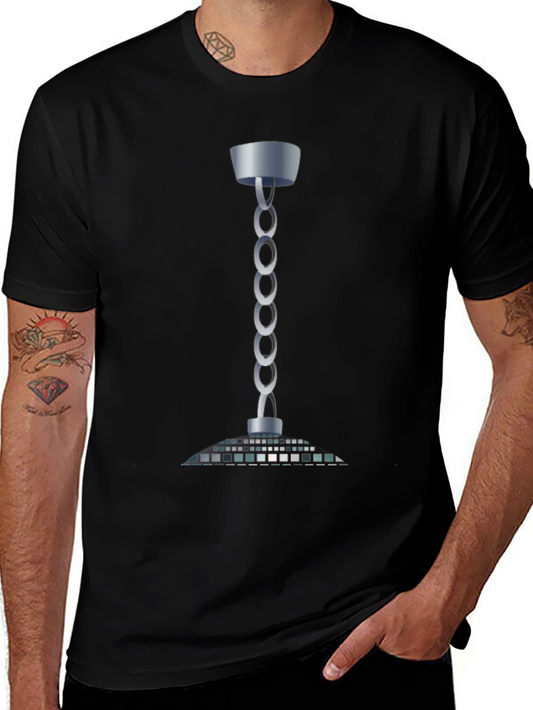 Disco Ball Chain T-Shirt - Retro Party Style