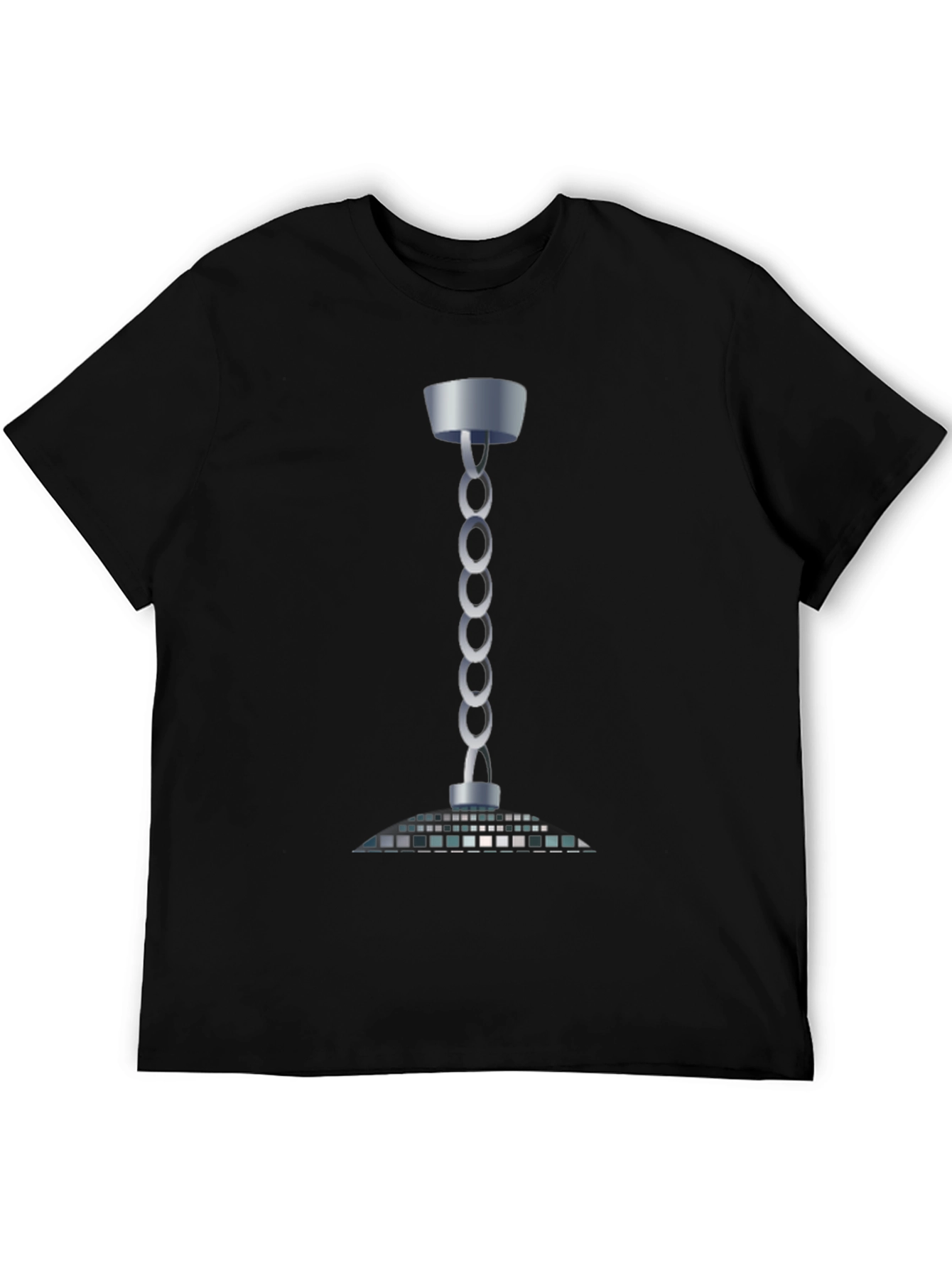Disco Ball Chain T-Shirt - Retro Party Style