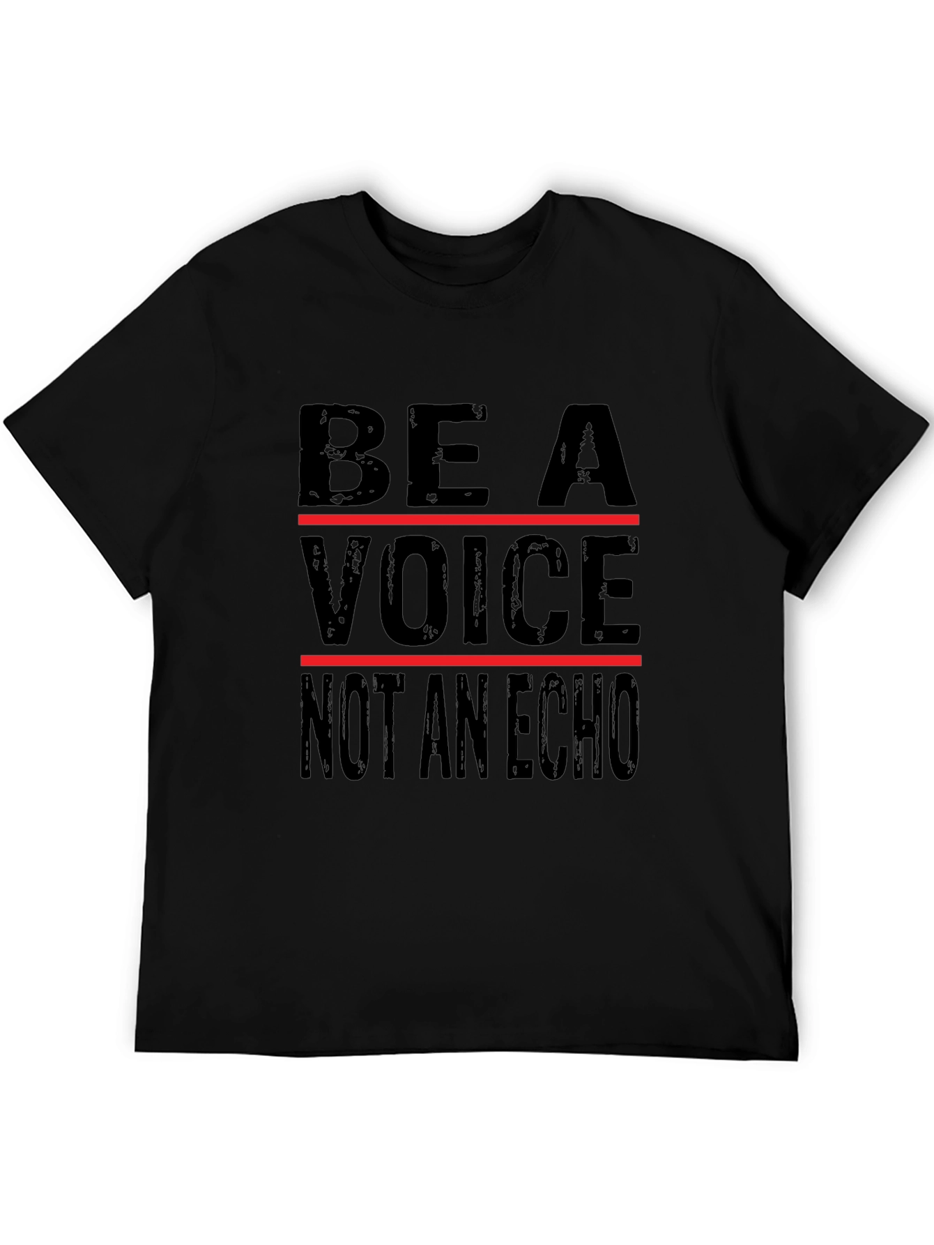 Be A Voice Graphic T-Shirt - Black