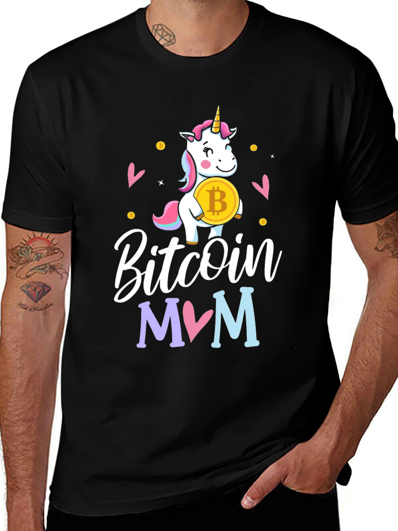 Bitcoin Mom Unicorn T-Shirt