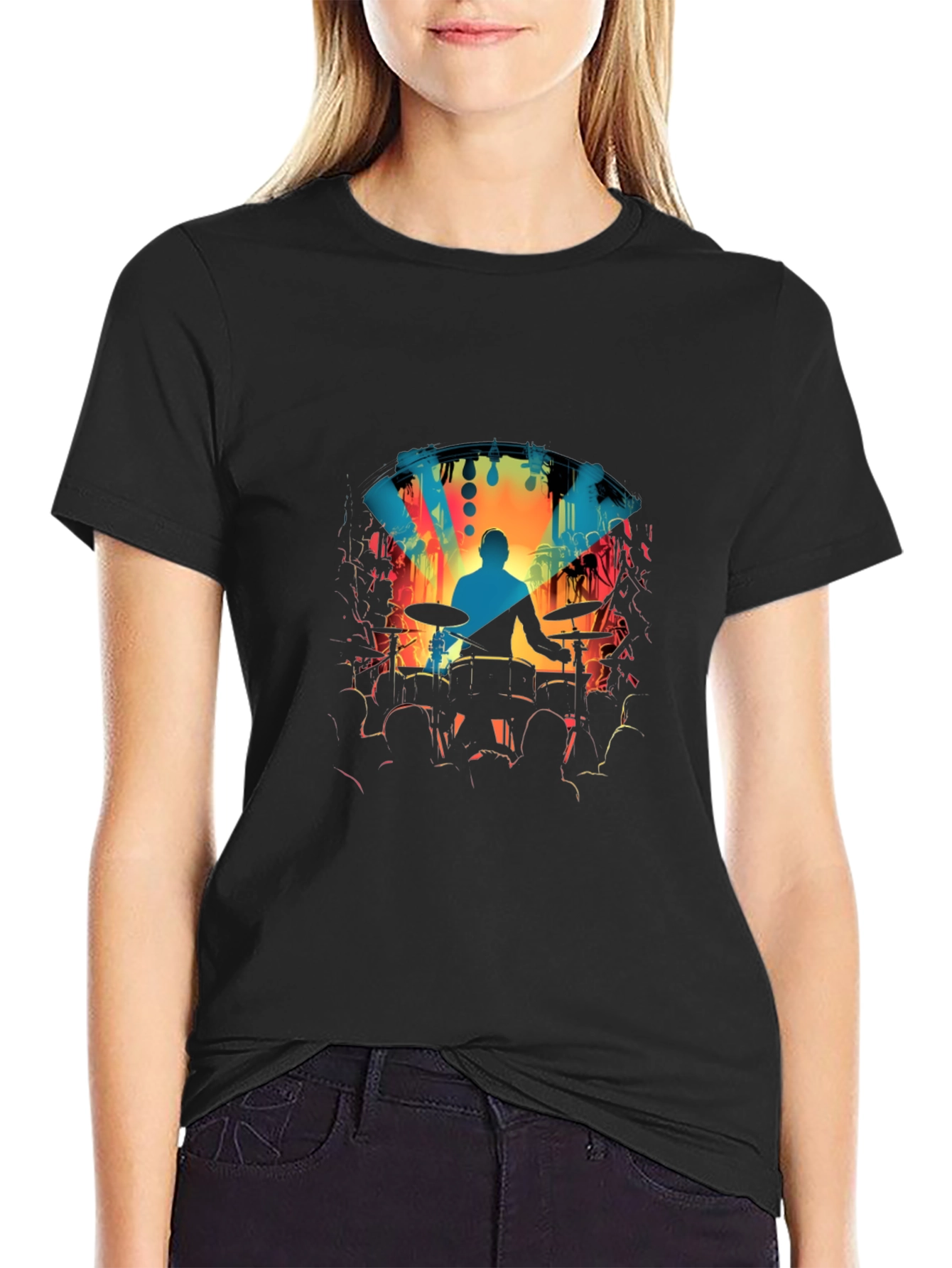 Drummer Concert Graphic Tee