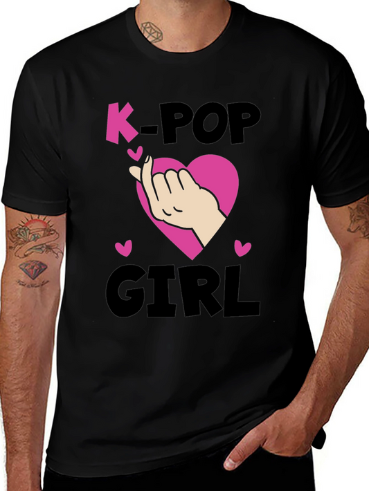 K-Pop Girl Heart Sign T-Shirt