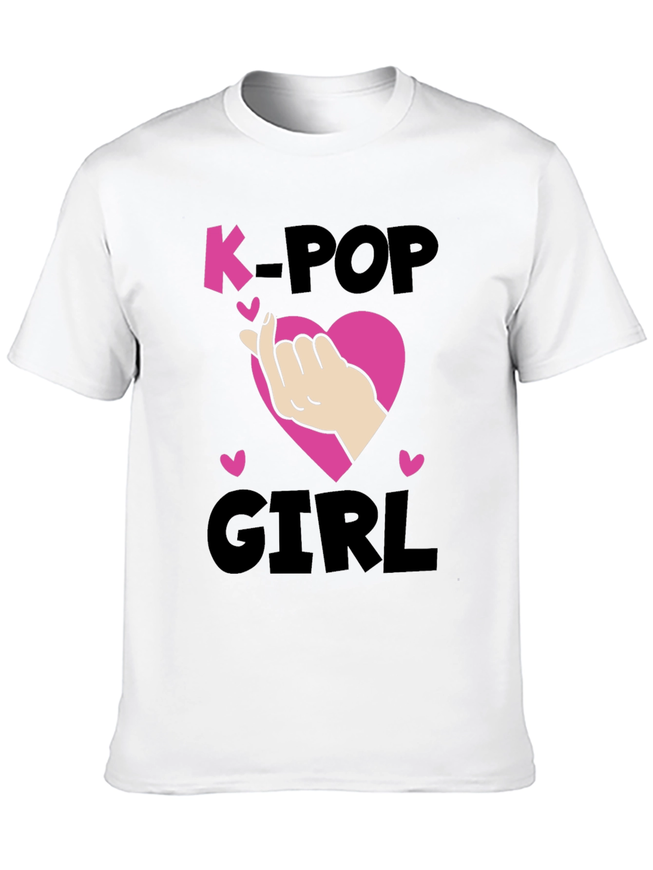 K-Pop Girl Heart Sign T-Shirt