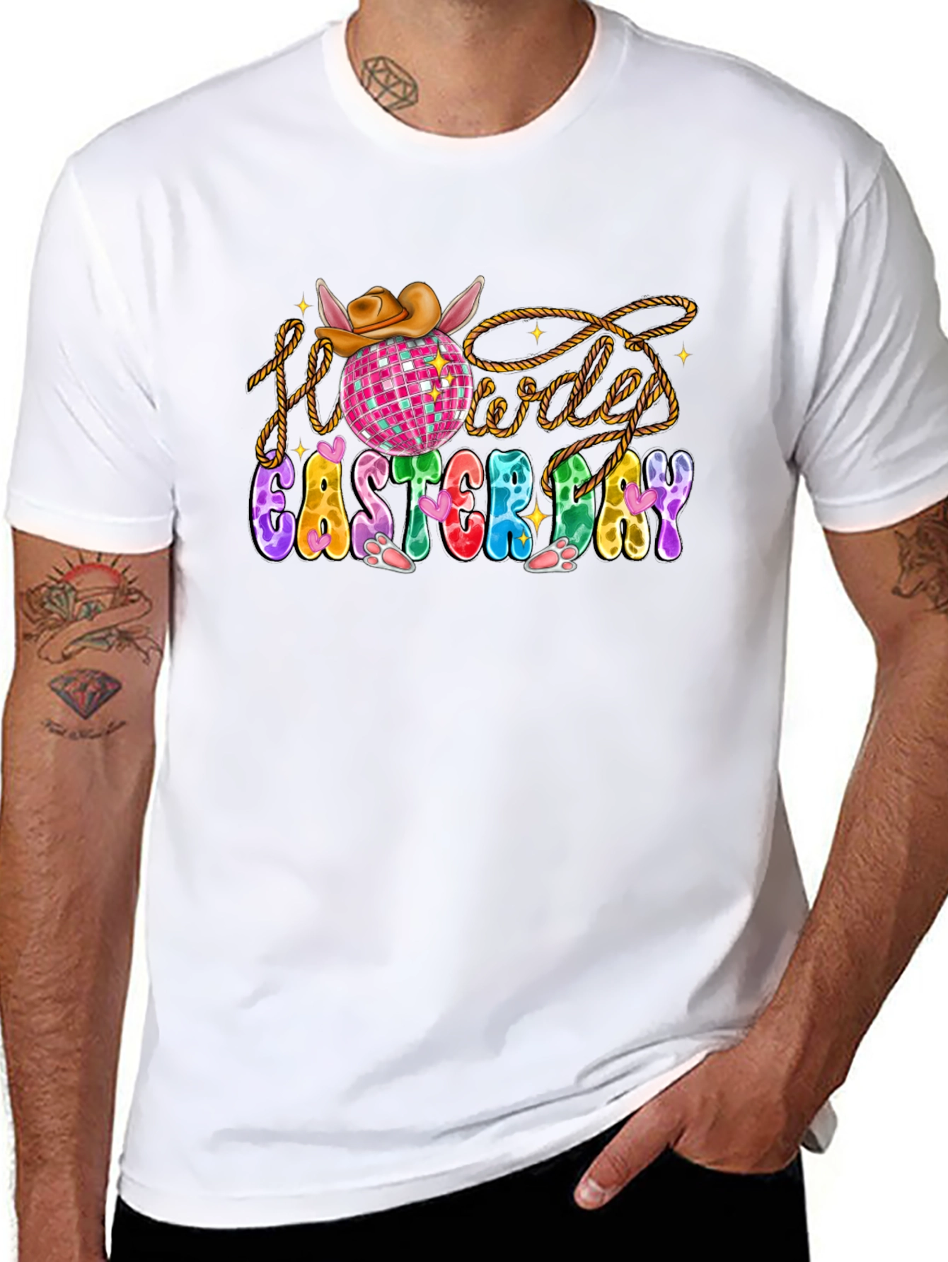 Howdy Easter Day Graphic Tee