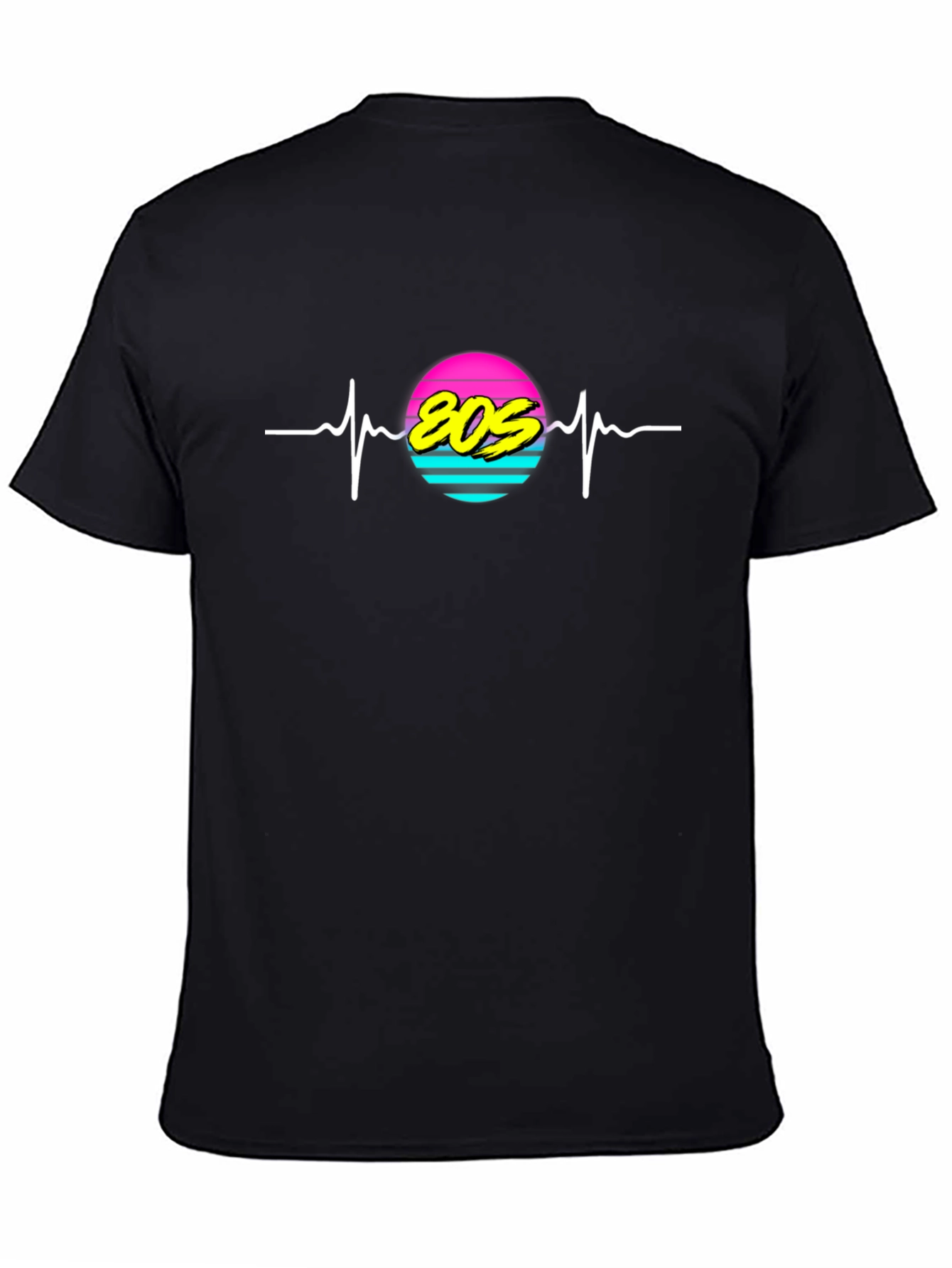 Retro 80s Heartbeat T-Shirt - Classic Throwback Style