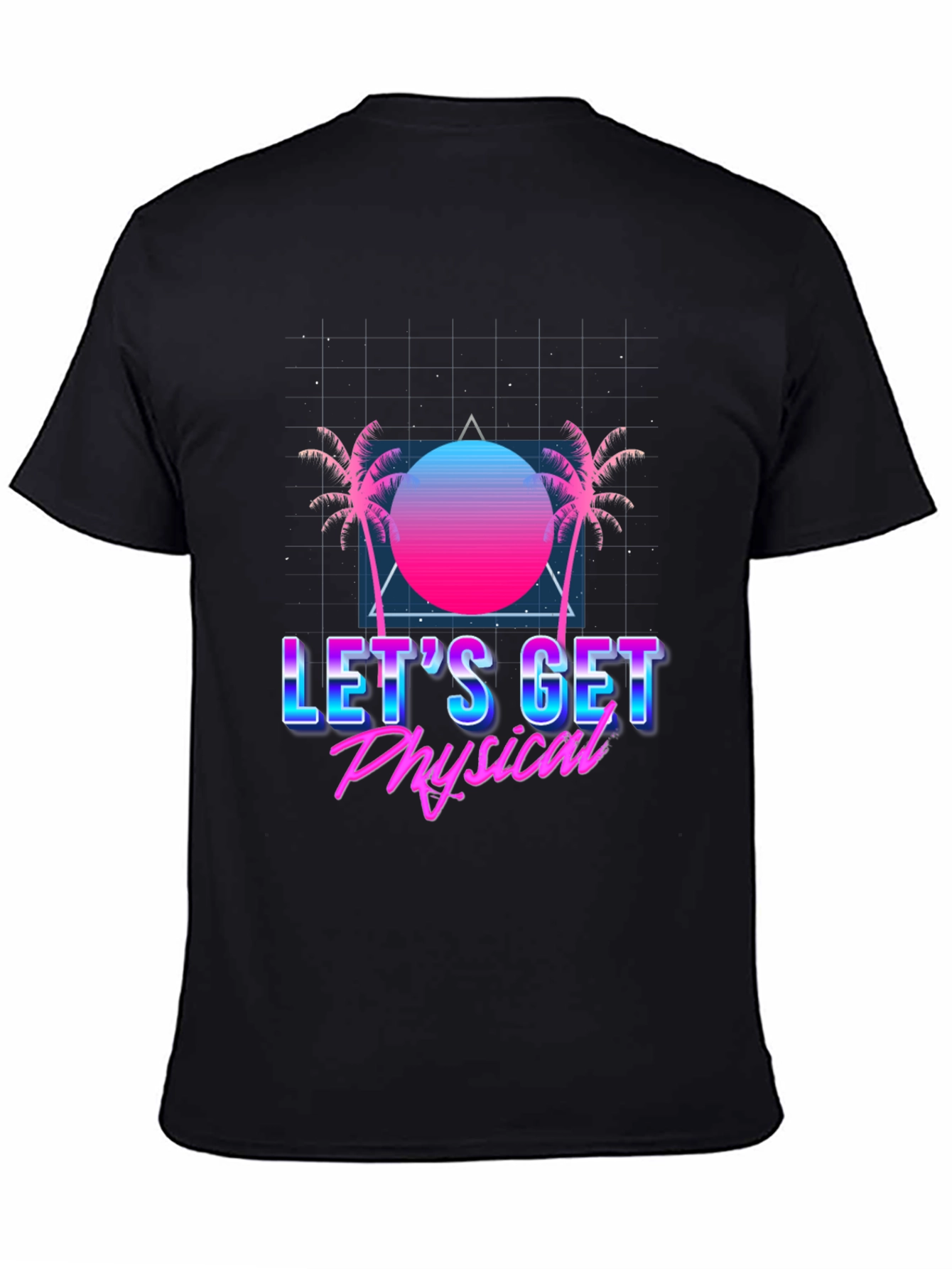 Retro Lets Get Physical Graphic Tee