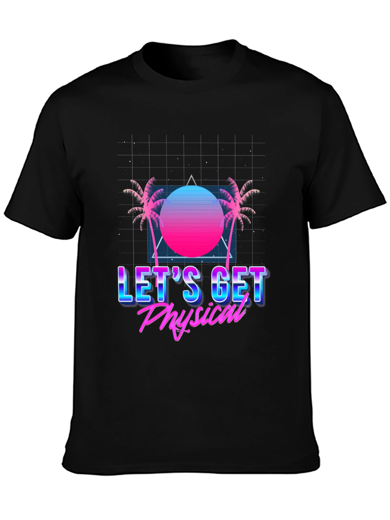 Retro Lets Get Physical Graphic Tee