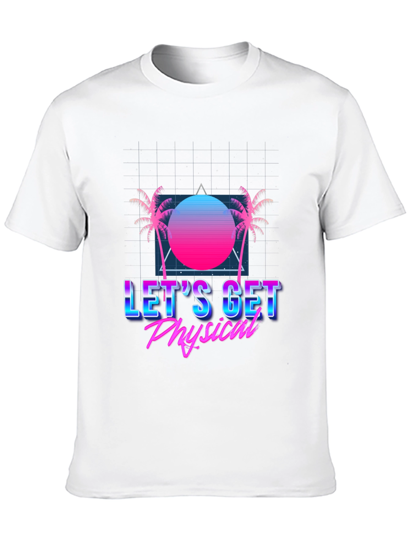 Retro Lets Get Physical Graphic Tee