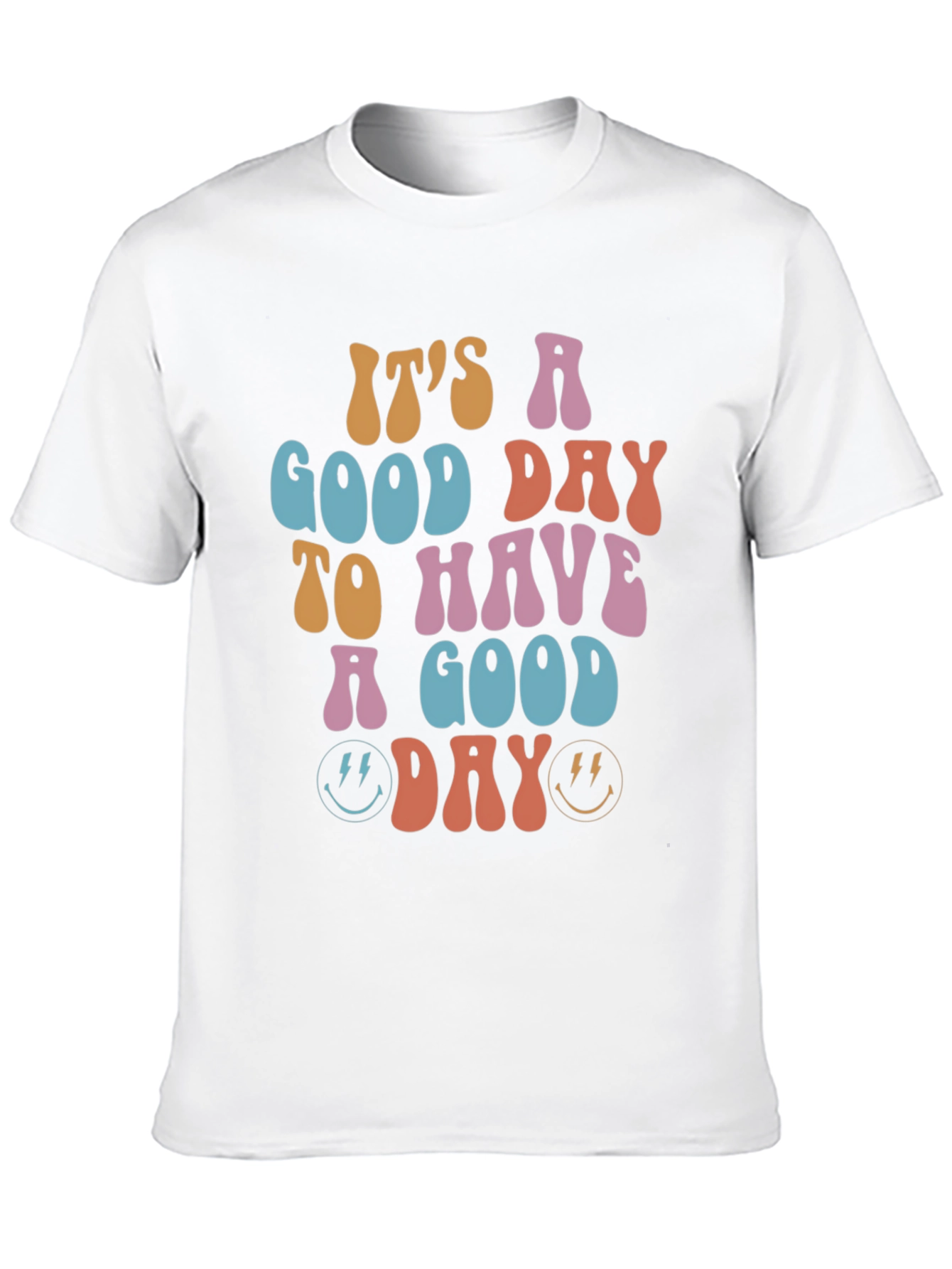 Good Day Retro Graphic Tee - Soft Cotton Blend