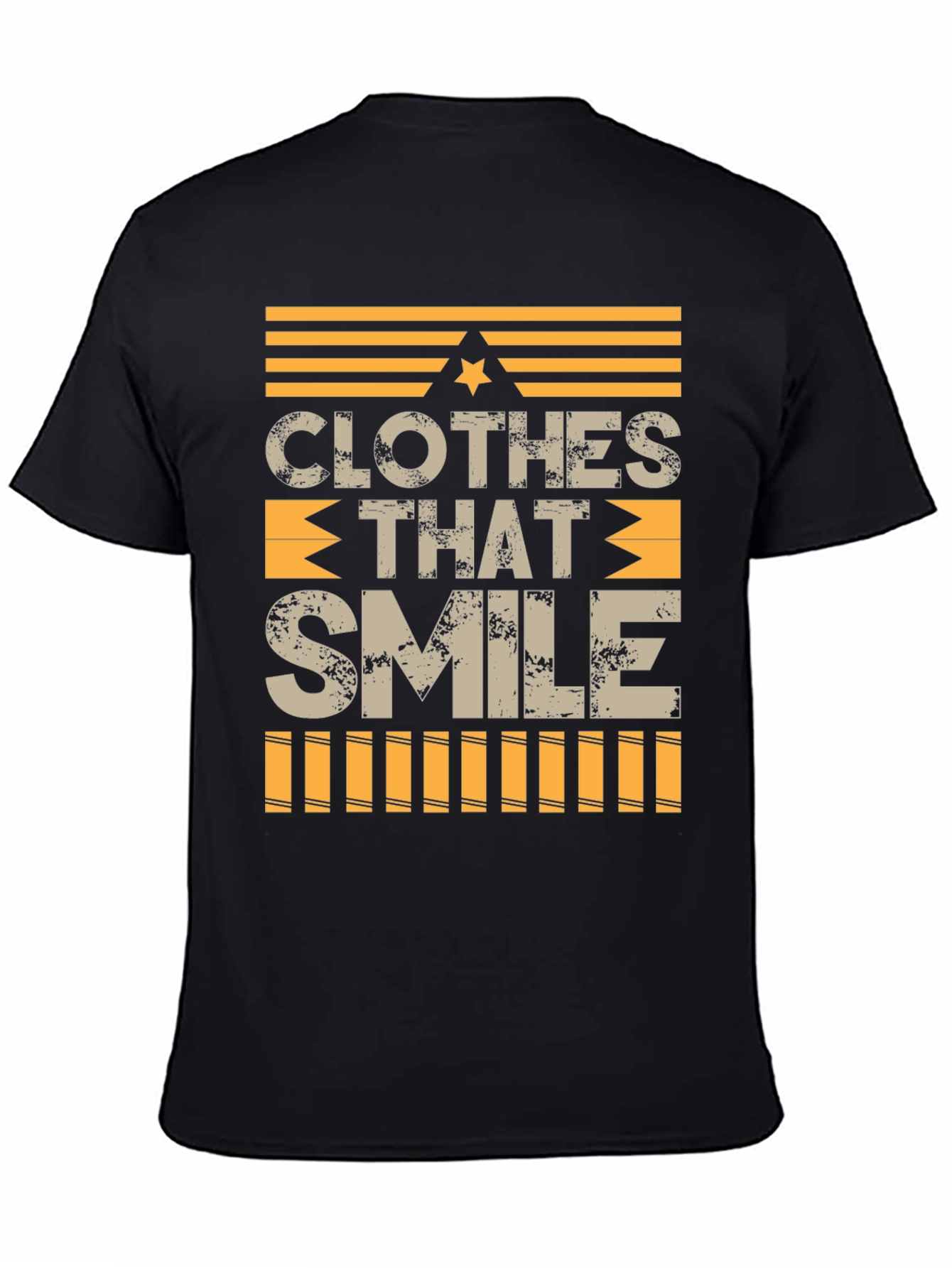 Clothes That Smile Graphic Tee - Black