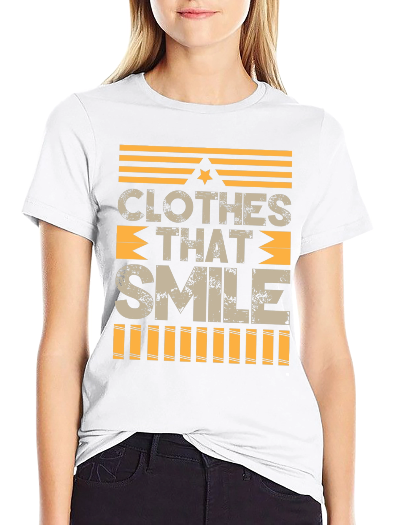 Clothes That Smile Graphic Tee - Black