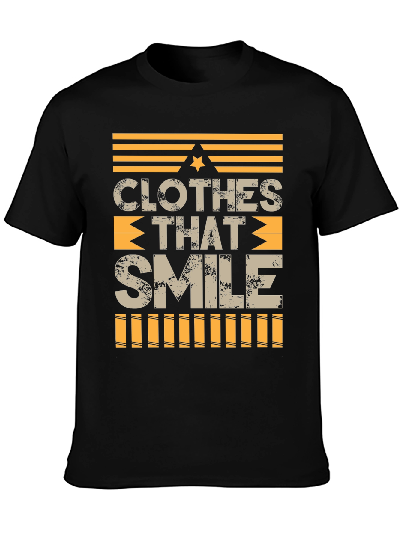 Clothes That Smile Graphic Tee - Black