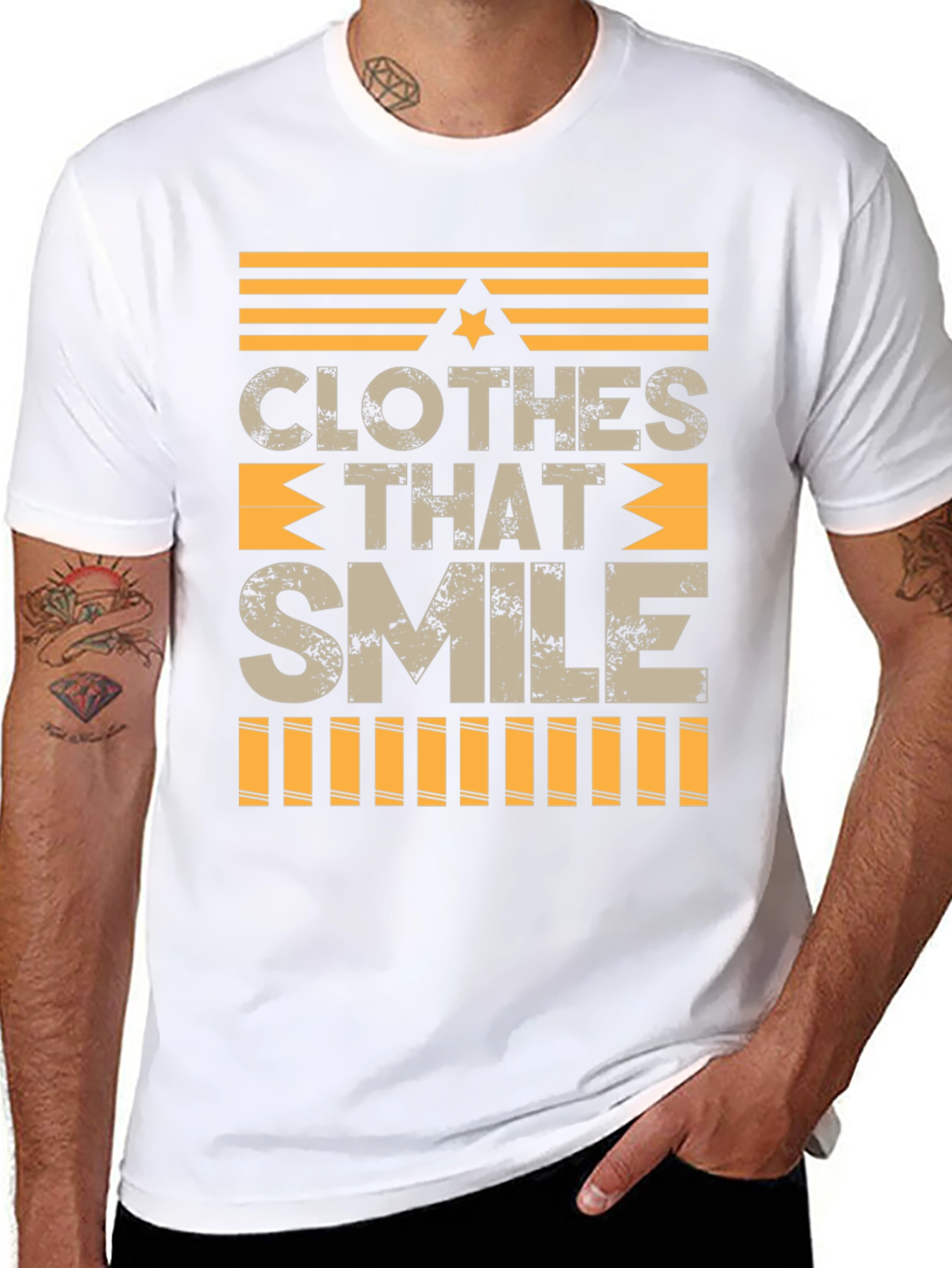Clothes That Smile Graphic Tee - Black