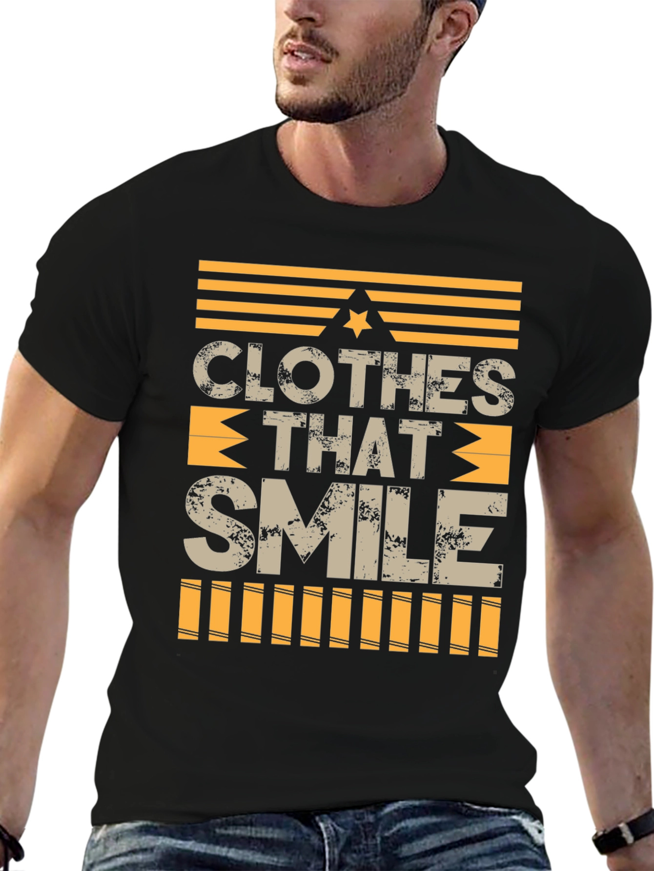 Clothes That Smile Graphic Tee - Black