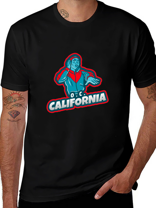O.C. California Graphic T-Shirt - Black