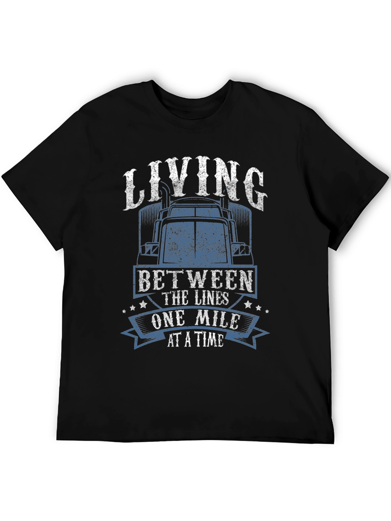 Living Between the Lines Trucker T-Shirt