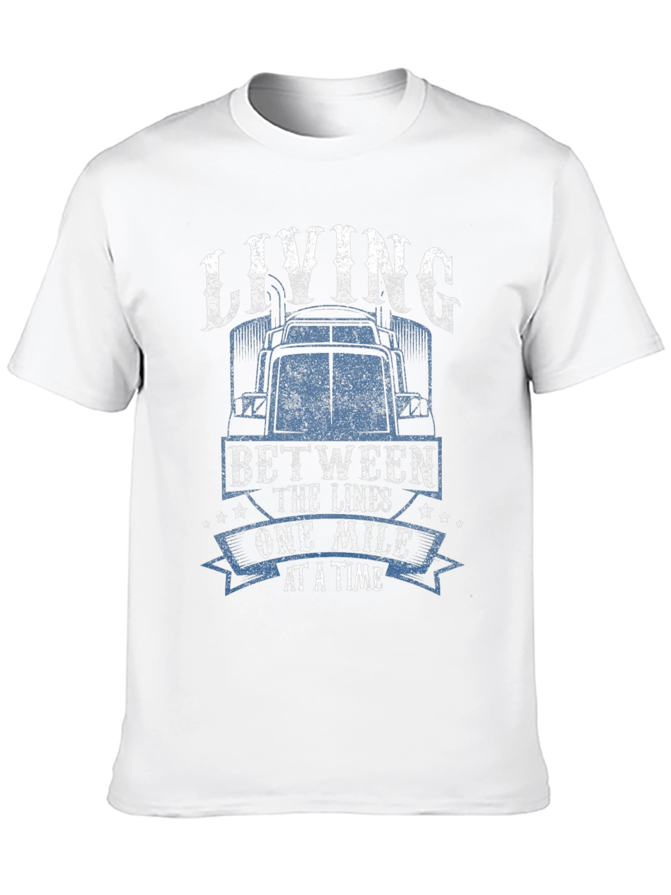 Living Between the Lines Trucker T-Shirt