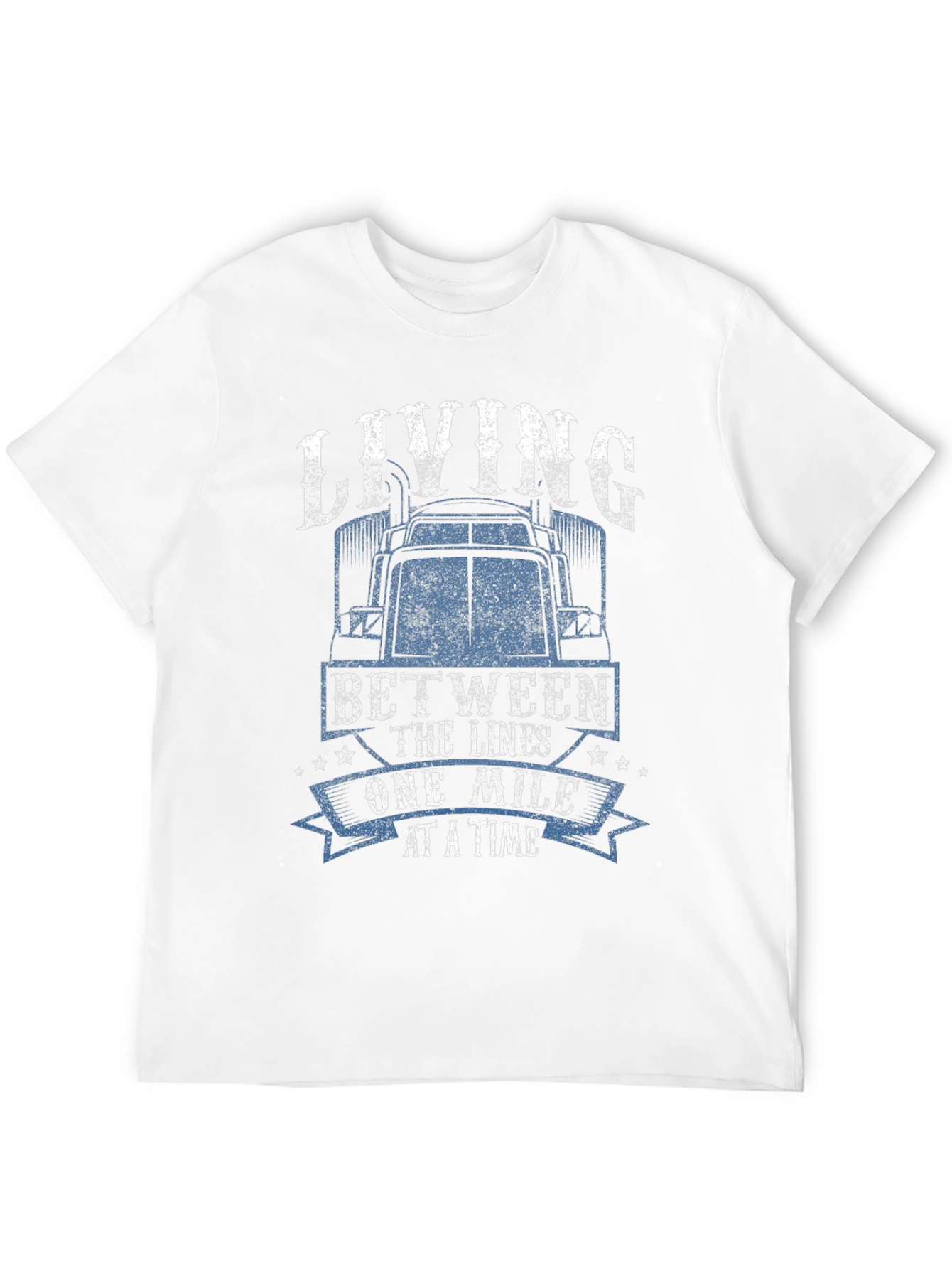 Living Between the Lines Trucker T-Shirt