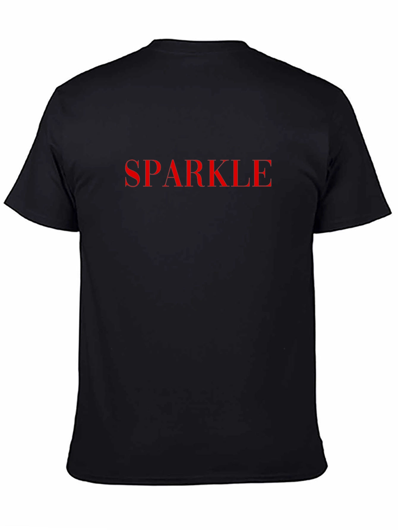 Sparkle Graphic Tee - Classic Black T-Shirt