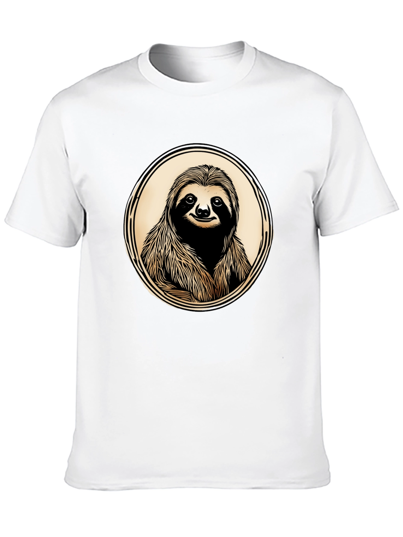 Sloth Graphic Print Tee