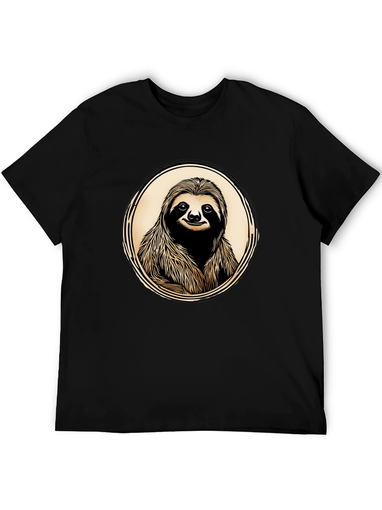 Sloth Graphic Print Tee