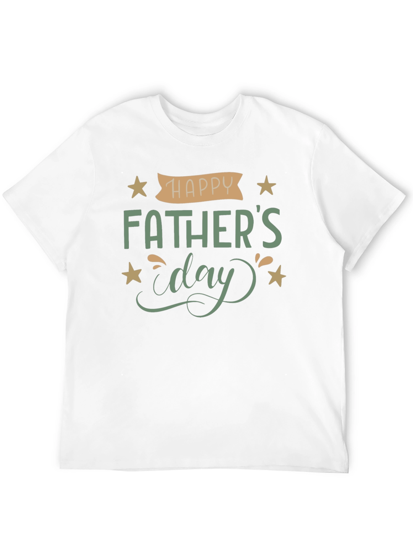 Happy Fathers Day Black T-Shirt