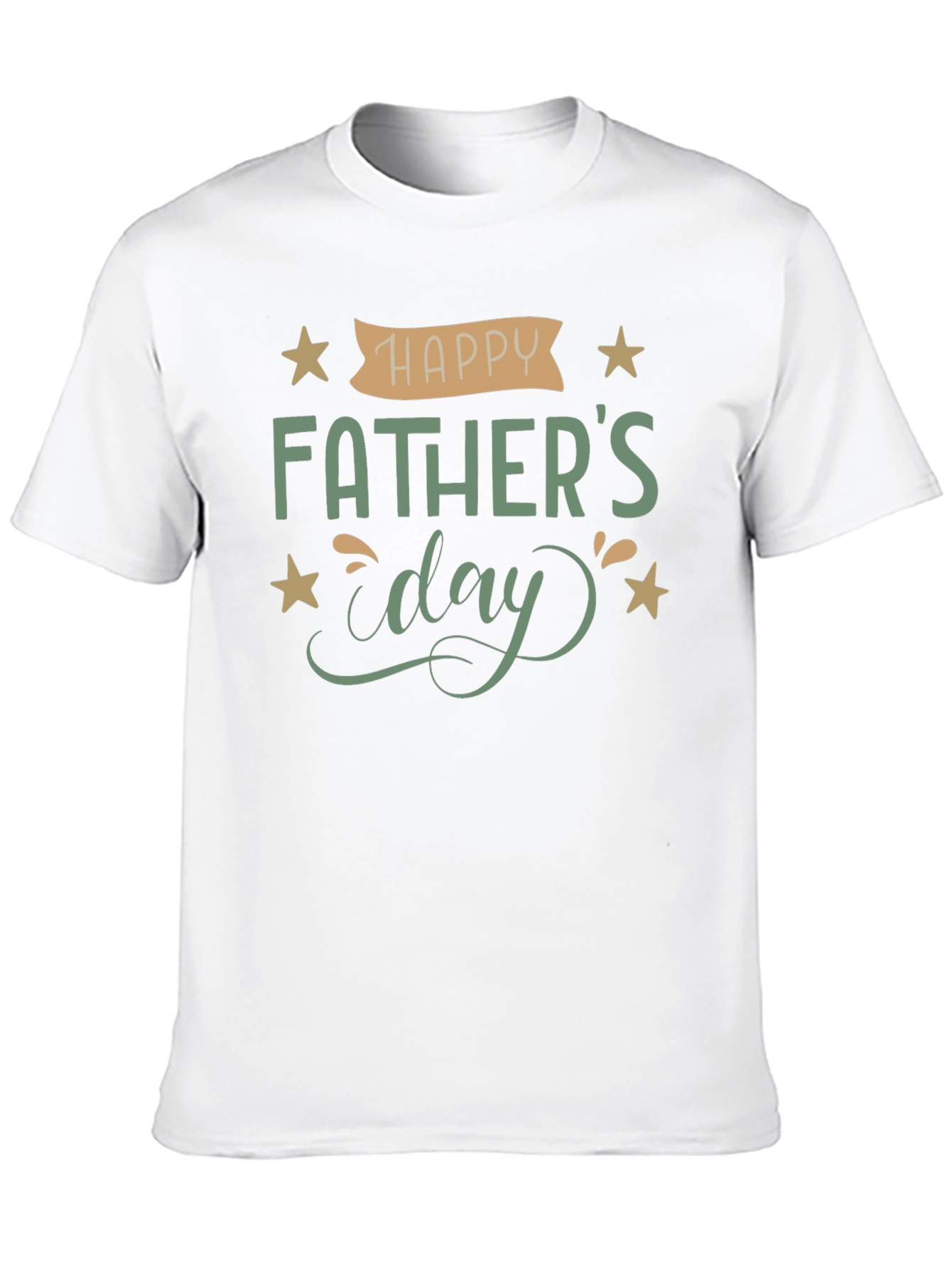 Happy Fathers Day Black T-Shirt