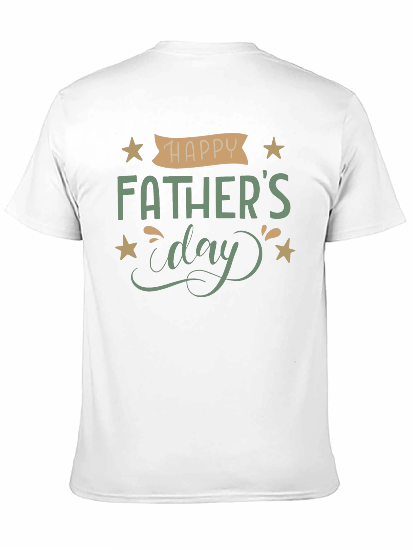 Happy Fathers Day Black T-Shirt