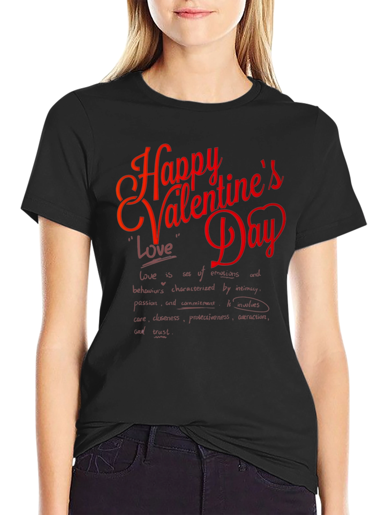 Happy Valentines Day Graphic Tee