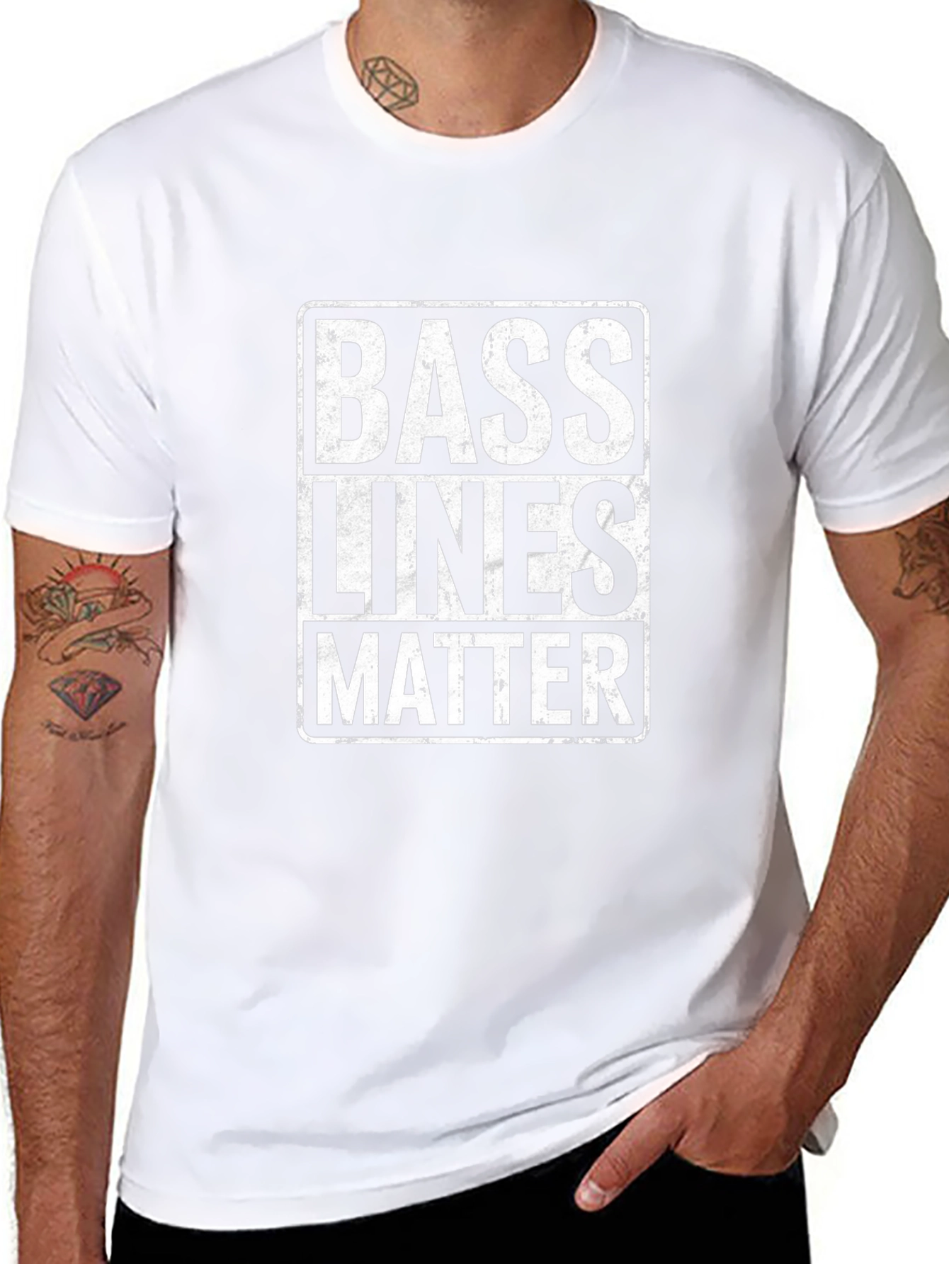 Bass Lines Matter Graphic T-Shirt