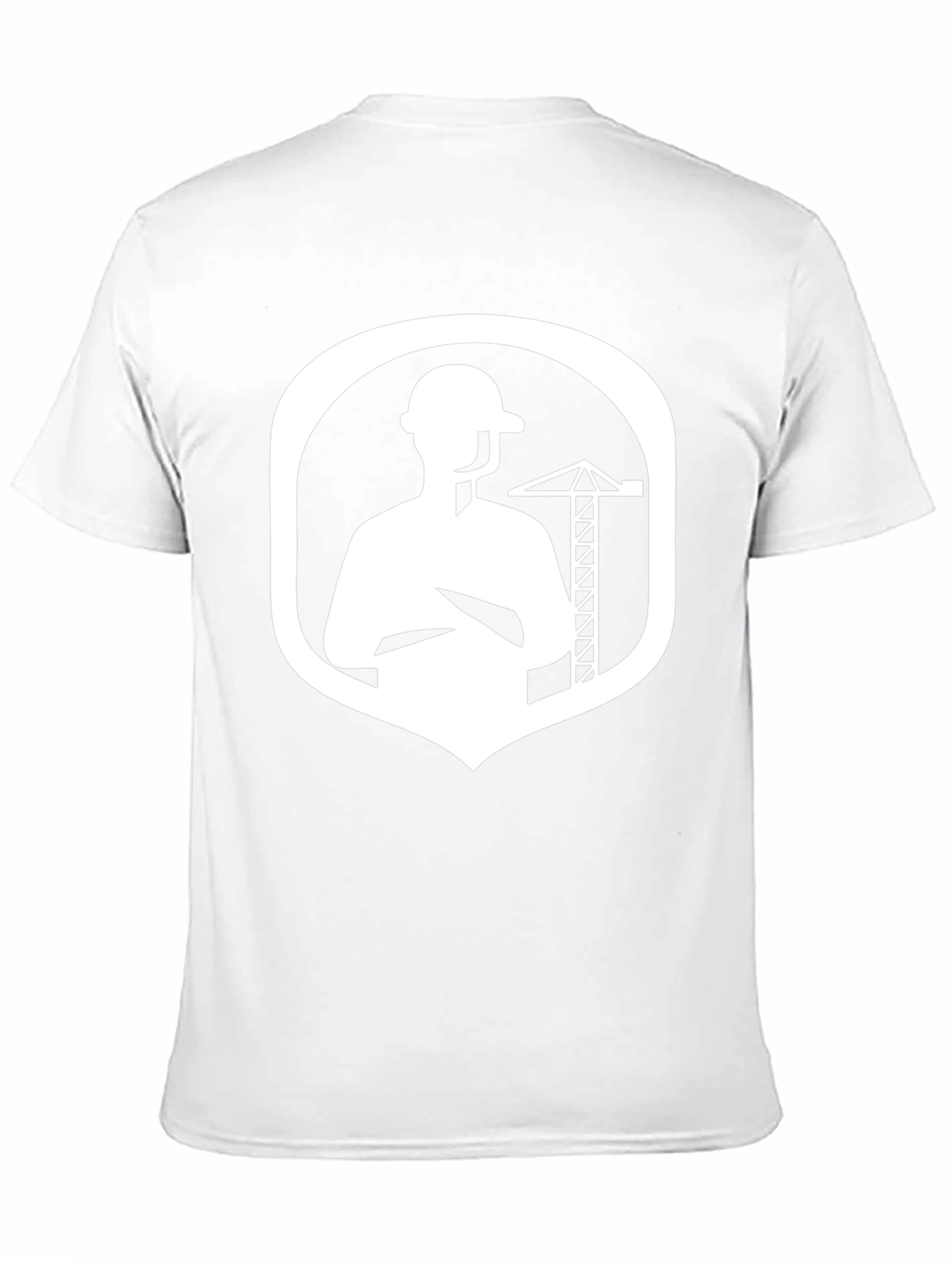Construction Worker Graphic Tee - Black