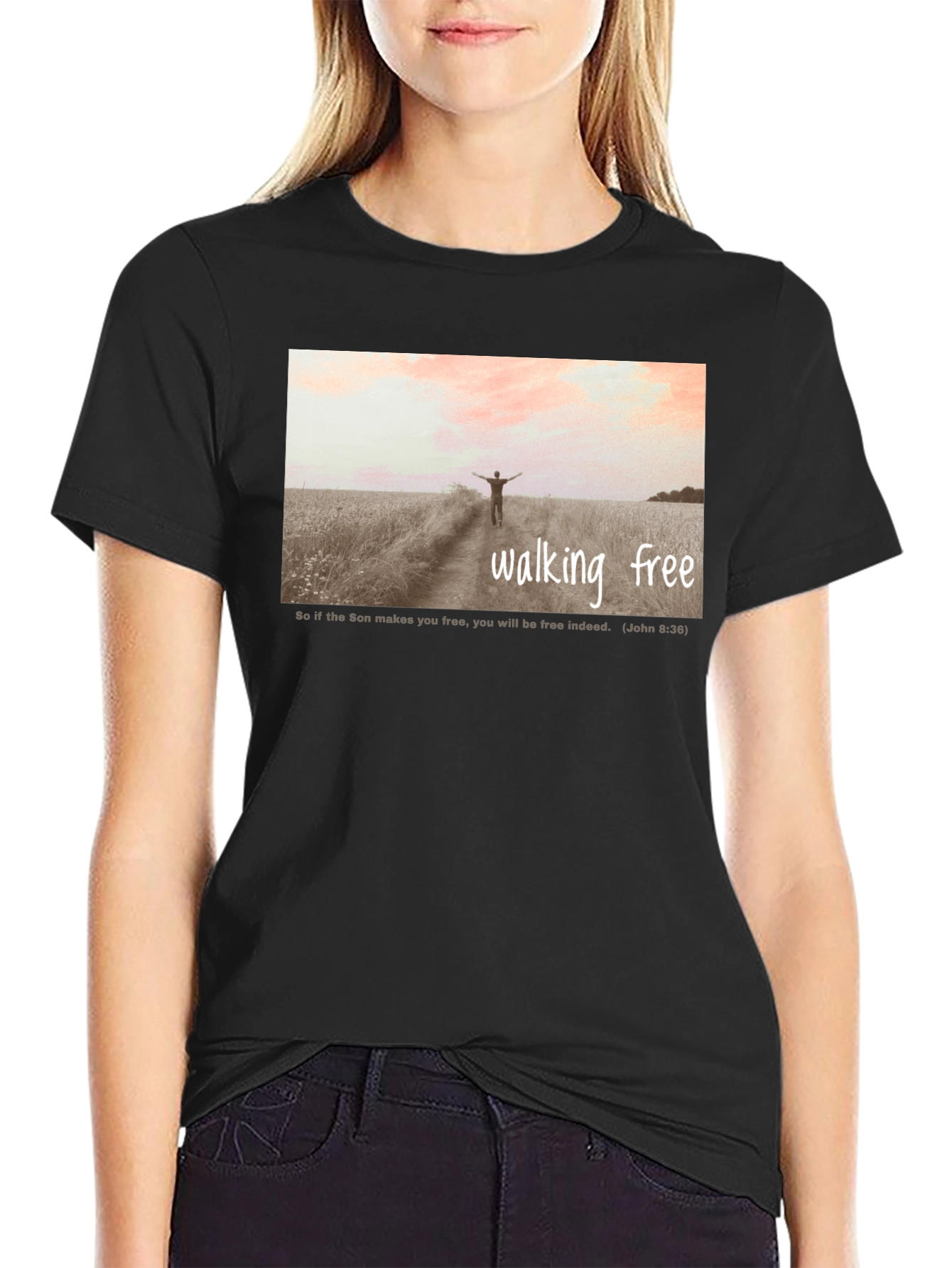 Walking Free Graphic T-Shirt