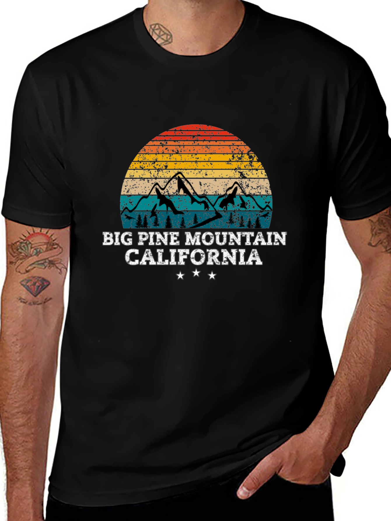 Big Pine Mountain Retro Graphic Tee