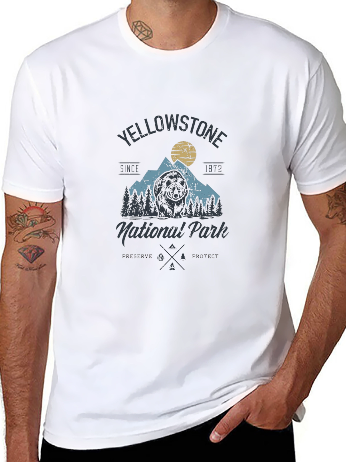 Yellowstone National Park Graphic T-Shirt