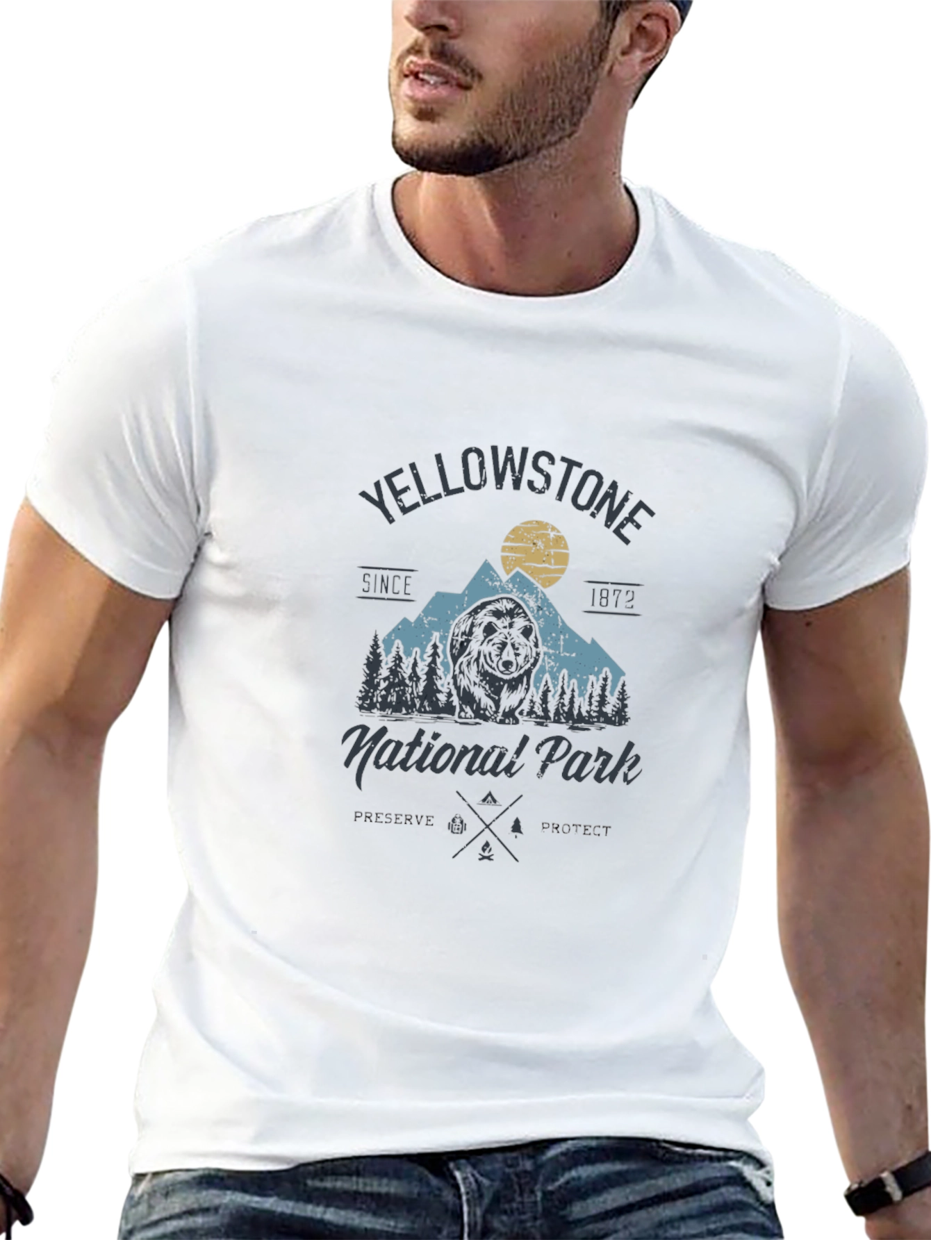 Yellowstone National Park Graphic T-Shirt