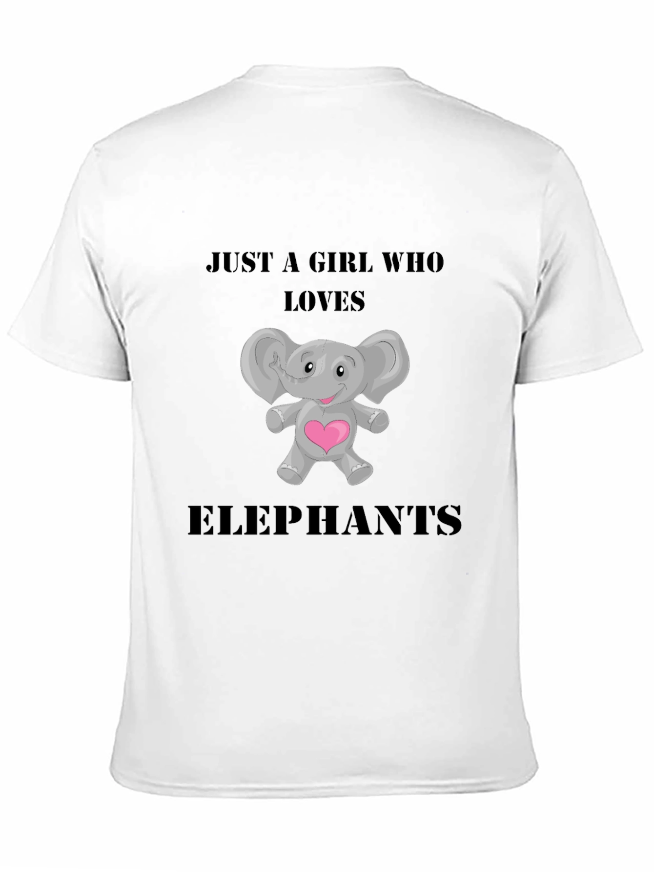 Just a Girl Who Loves Elephants T-Shirt