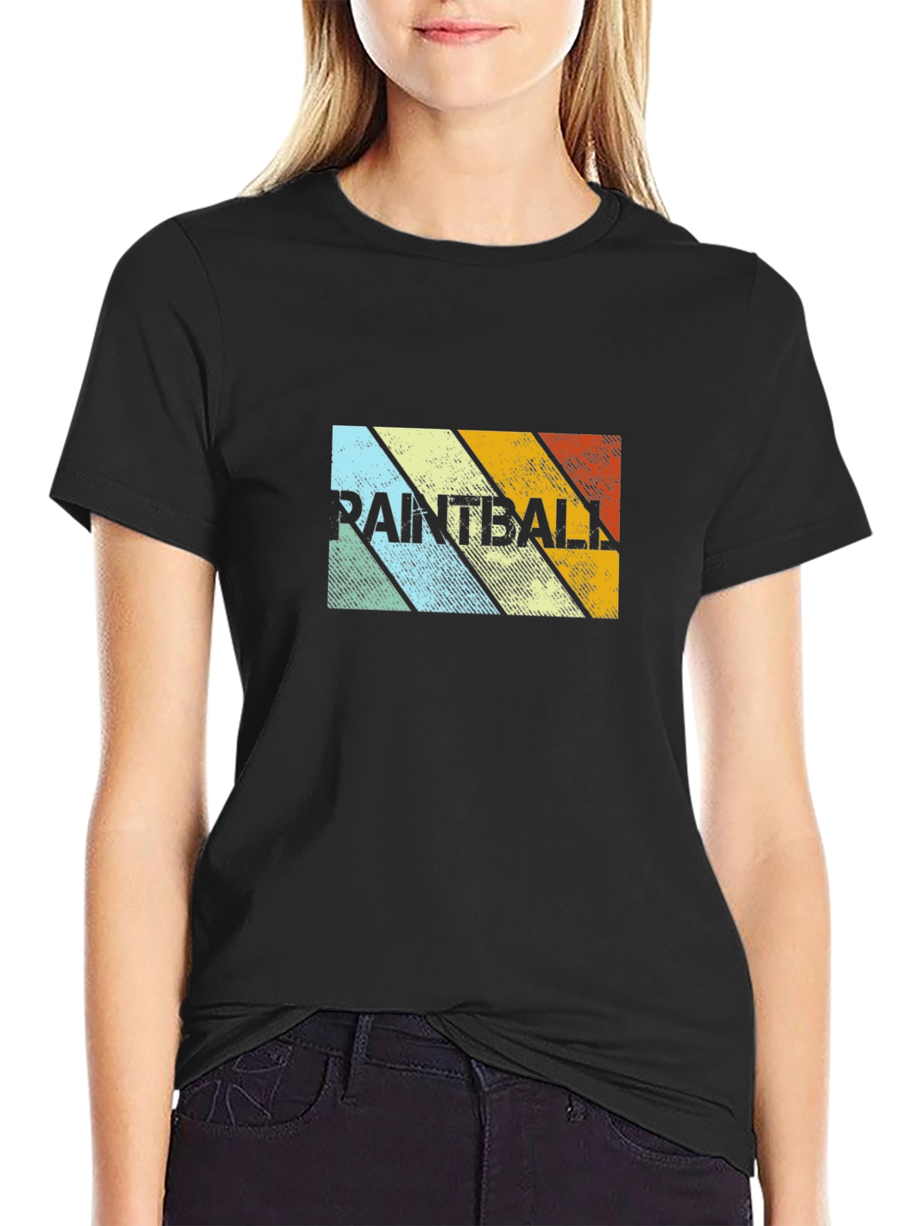 Retro Paintball Graphic T-Shirt
