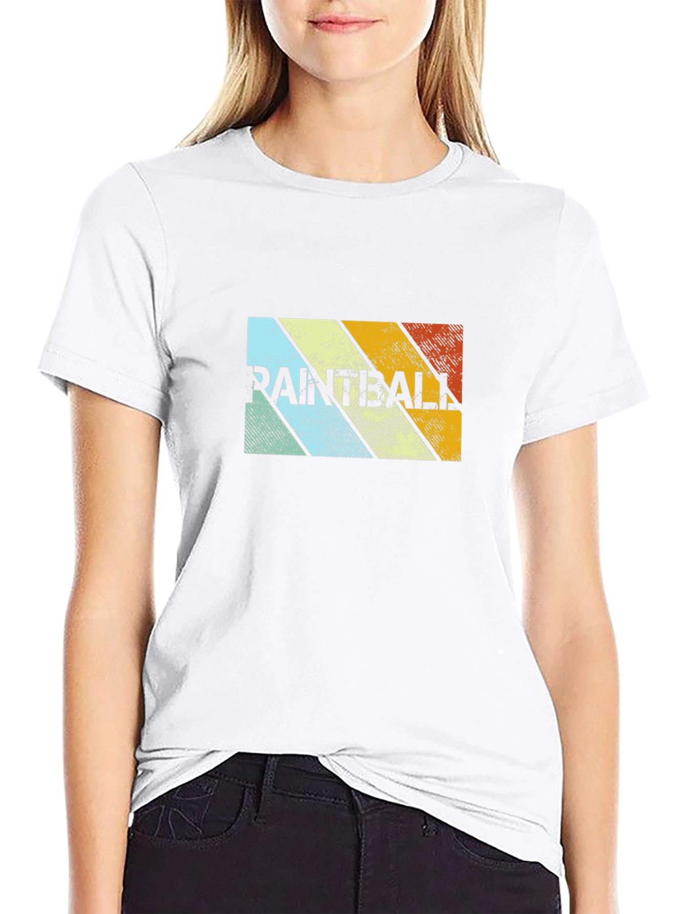Retro Paintball Graphic T-Shirt